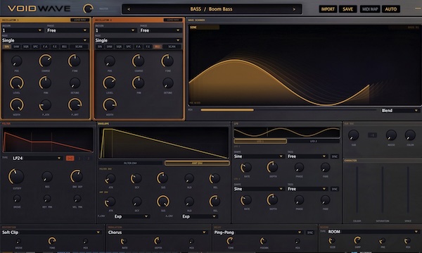 Ollie Nicklin「Void Wave Synth」アナログ機材のような“揺らぎ”と“太さ”を再現！質感重視の人に刺さるウェーブテーブルシンセ｜DTMプラグインセール