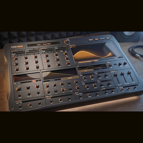 Ollie Nicklin「Void Wave Synth」アナログ機材のような“揺らぎ”と“太さ”を再現！質感重視の人に刺さるウェーブテーブルシンセ｜DTMプラグインセール