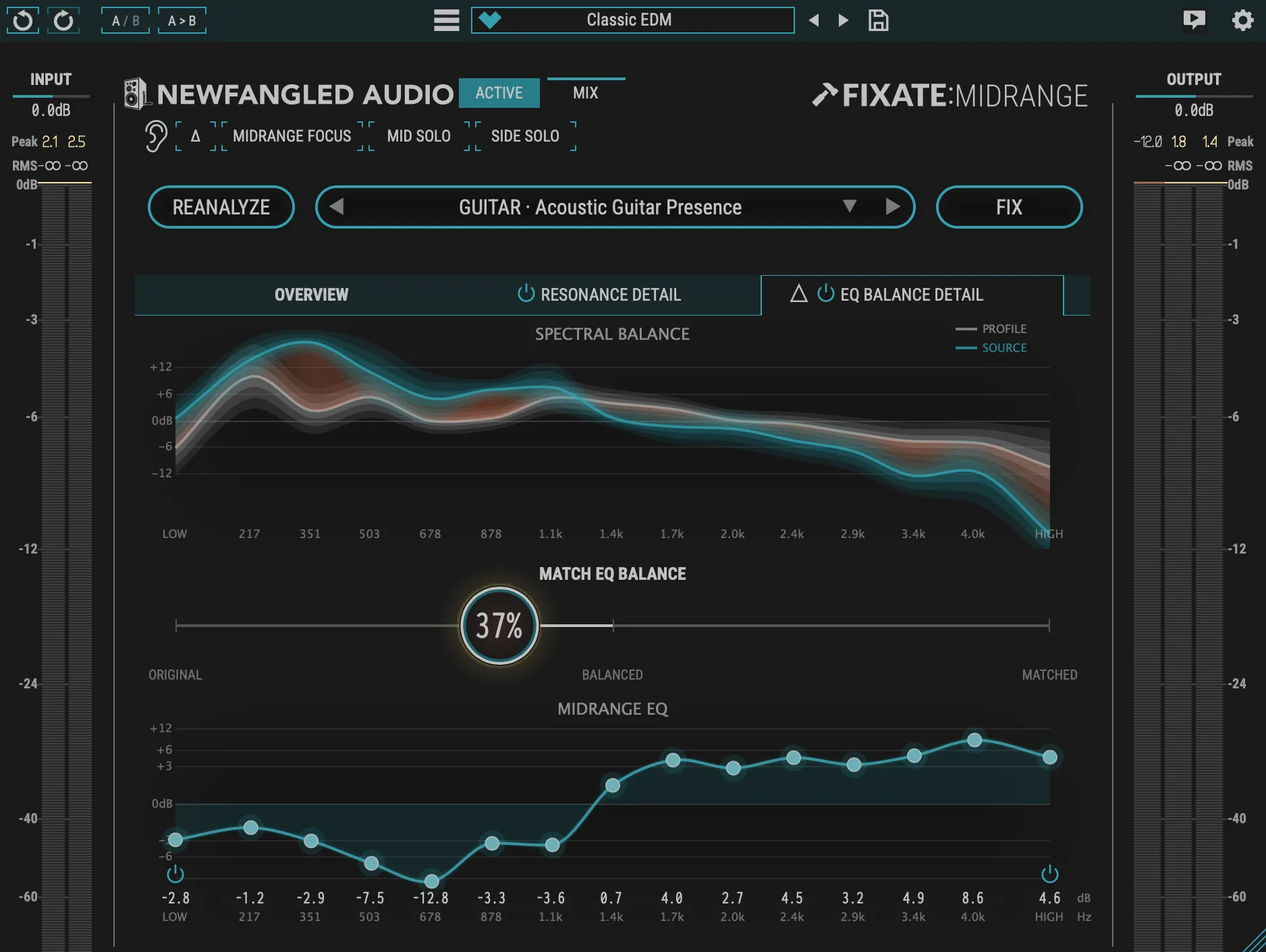 Newfangled Audio「Fixate:Midrange」ミックスで最も難しい“中域問題”を自動分析し、濁り・痛さ・こもりを自然に整理できるインテリジェントプラグイン｜DTMプラグインセール