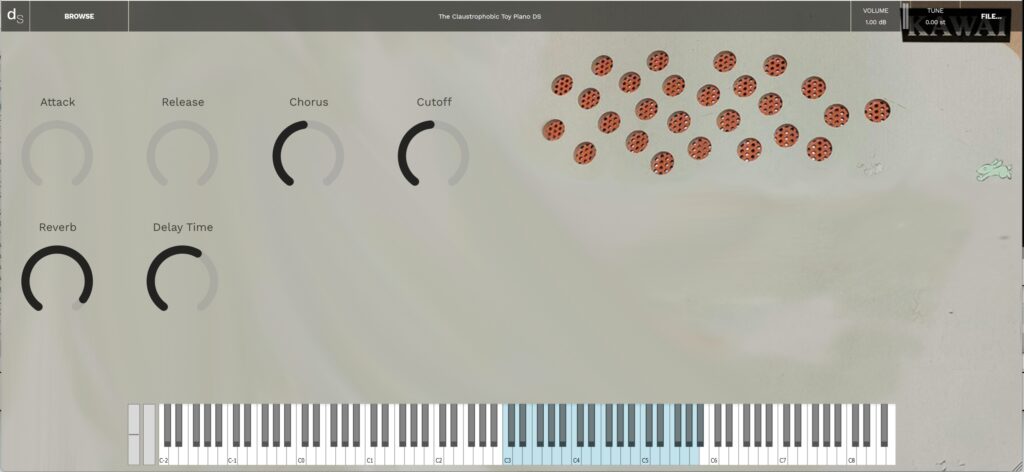 dekoningtan「The Claustrophobic Toy Piano」小さなおもちゃピアノなのに空気感がすごい！不穏で親密なサウンドを楽しめるトイピアノ音源｜DTMプラグインセール