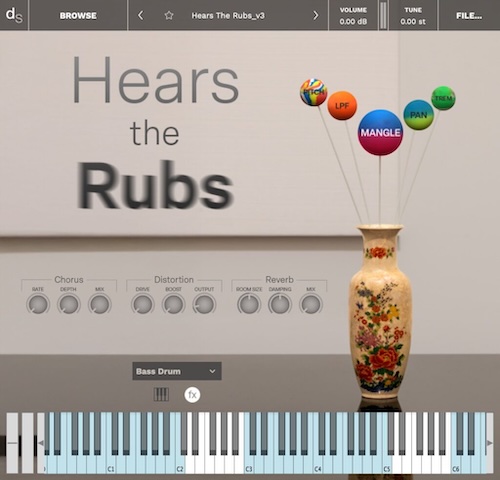 Justin Trieger「Hears The Rubs」フリクションマレットによる摩擦音で、爆発的ノイズから幻想的アンビエントまで作れる実験系サウンドライブラリ｜DTMプラグインセール