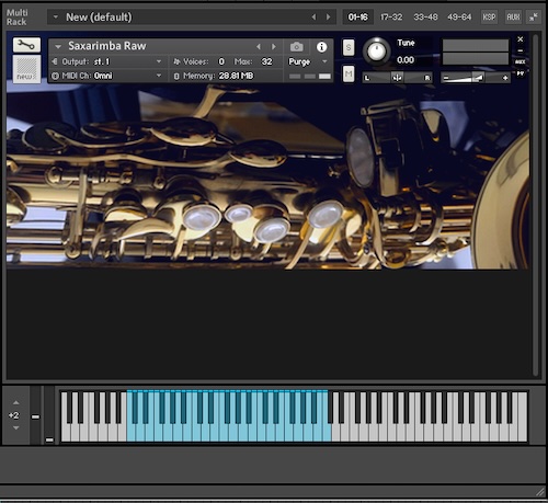 PavelSabacky「Saxarimba」サックスのアタック感をマリンバやプラックシンセのように使えるユニークなKontaktライブラリ｜DTMプラグインセール