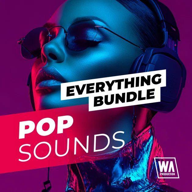 W. A. Production「Everything Bundle: Pop Sounds」Construction Kit・MIDI・ボーカル素材を大量収録！Pop・Future Pop・K-Pop制作を効率化できる大量サウンド収録バンドル｜DTMプラグインセール