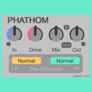 GullDSP「Phathom」演奏ニュアンスに合わせて歪み方が変化するモダン系ベースプリアンプVST｜DTMプラグインセール
