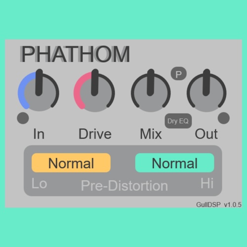 GullDSP「Phathom」演奏ニュアンスに合わせて歪み方が変化するモダン系ベースプリアンプVST｜DTMプラグインセール