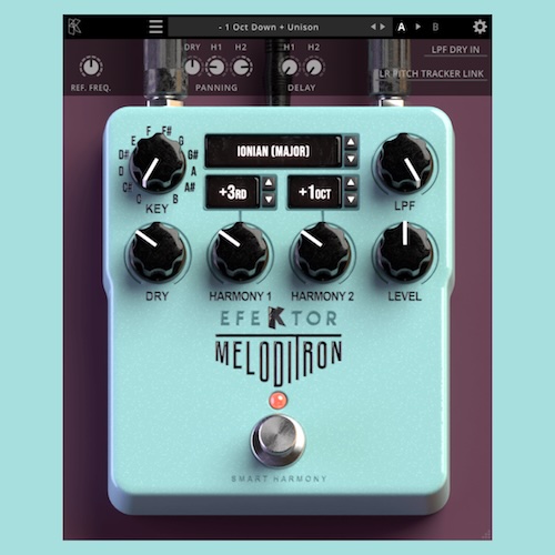 Kuassa「EFEKTOR Meloditron」キーやスケールに合わせて自然なハーモニーを自動生成できるインテリジェント・ハーモナイザープラグイン｜DTMプラグインセール