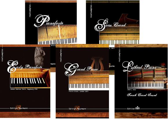 Realsamples「Prestigious Pianos Bundle」モーツァルト時代のフォルテピアノから希少なLuthéal Pianoまで！1793年から1922年製の歴史的ピアノ5台を収録した“空気感まで鳴る”ヴィンテージピアノ音源｜DTMプラグインセール