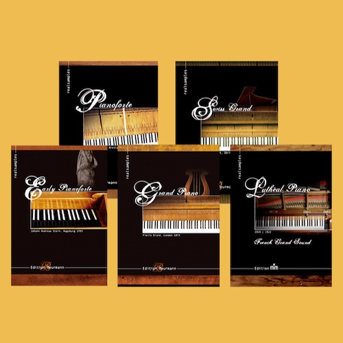 Realsamples「Prestigious Pianos Bundle」モーツァルト時代のフォルテピアノから希少なLuthéal Pianoまで！1793年から1922年製の歴史的ピアノ5台を収録した“空気感まで鳴る”ヴィンテージピアノ音源｜DTMプラグインセール