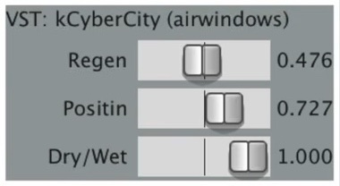 Airwindows「kCyberCity」雨に濡れたネオン街のような空気感を作れる、近未来系サウンドデザイン向けリバーブ｜DTMプラグインセール