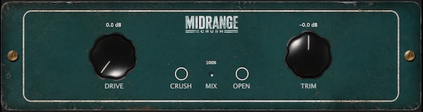 Andrea Caccese「Midrange Crush」ビンテージコンソールのような太さ・広がり・空気感を加えられるサチュレーション|DTMプラグインセール