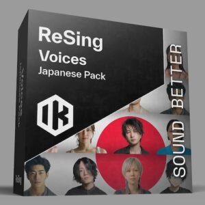 IK Multimedia「ReSing Japanese Pack」J-Pop・アニソン・同人音楽制作で使いやすい！日本語発音に最適化されたAIボーカルを使えるReSing初の日本語特化拡張パック｜DTMプラグインセール