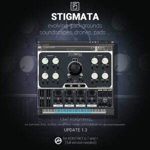 Fluidshell Design「Stigmata (Complete Collection)」4つのポリフォニックソースと強力なモジュレーションを搭載！複雑に変化し続けるアンビエントサウンドを生み出すKontakt音源｜DTMプラグインセール