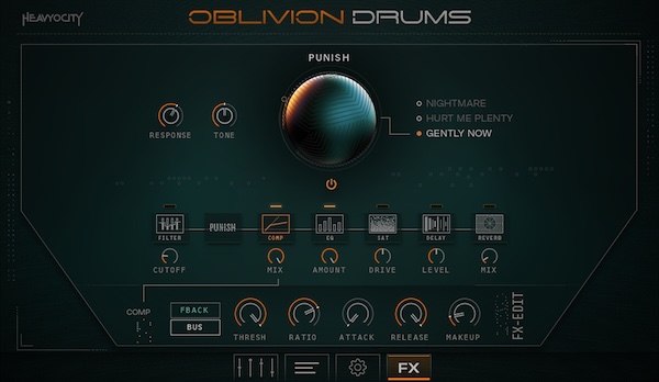Heavyocity「Oblivion Drums」36ソース空間配置・アーティキュレーション・ループ生成を搭載！映画音楽・ゲーム音楽・トレーラー制作で活躍する次世代シネマティックドラム音源｜DTMプラグインセール
