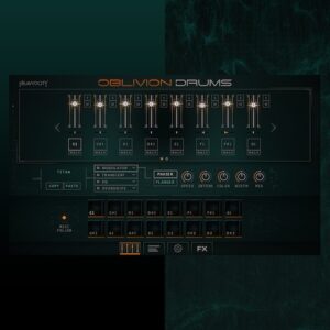 Heavyocity「Oblivion Drums」36ソース空間配置・アーティキュレーション・ループ生成を搭載！映画音楽・ゲーム音楽・トレーラー制作で活躍する次世代シネマティックドラム音源｜DTMプラグインセール
