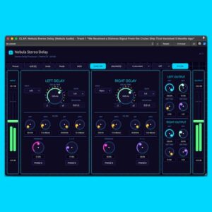 Nebula Audio「Nebula Stereo Delay」左右独立フィルターと8種類のルーティングを搭載した高機能ディレイ｜DTMプラグインセール