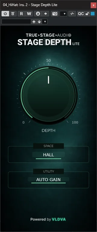 True Stage Audio「Stage Depth Lite」ノブ1つで音の距離感と奥行きを自然にコントロールできる空間系プラグイン｜DTMプラグインセール