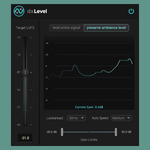 Accentize「dxLevel」複数話者の音量差を自動で整えながら自然な会話感を保てる無料レベリングツール｜DTMプラグインセール