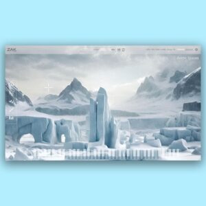 ZAK Sound「Arctic Spaces」幻想的な空間演出・アンビエント・シネマティック制作に特化した空間系ソフト音源｜DTMプラグインセール