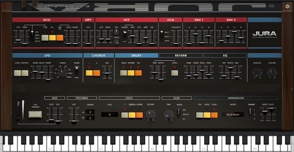 AIR Music Technology「Jura」80年代アナログシンセの名機サウンドを現代環境で扱いやすく再構築した万能ソフトシンセ|DTMプラグインセール