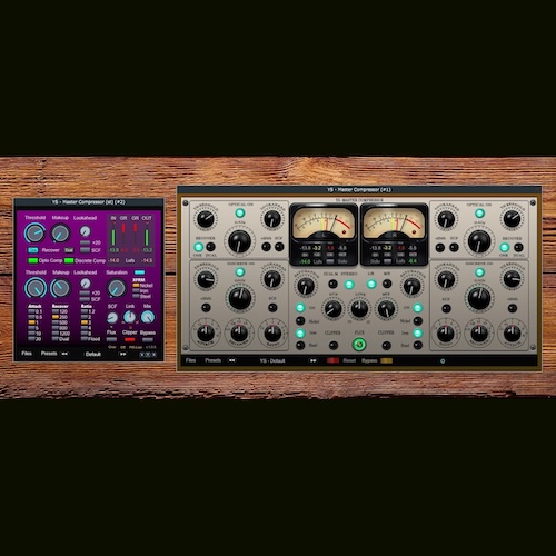 YS Plugins「YS - Master Compressor」2種類のコンプレッサーを直列接続して自然なまとまり感とアナログ的な厚みを作れるマスターコンプレッサー｜DTMプラグインセール