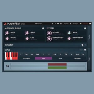 MeldaProduction「MAutoPitch」自然なピッチ補正だけじゃない、フォルマント加工やステレオ拡張まで使える高機能ボーカルプラグイン｜DTMプラグインセール
