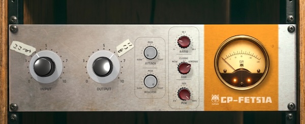 CalPochi Plugins「CP-FET51A」埋もれるボーカルやドラムを“潰しすぎずに前へ押し出せる”色付け系FETコンプレッサー|DTMプラグインセール
