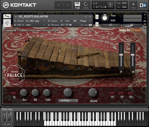 loops de la crème「ROOTS BALAFON」西アフリカの伝統楽器「バラフォン」をリアル収録した、温かくオーガニックな響きが魅力のKontakt音源｜DTMプラグインセール
