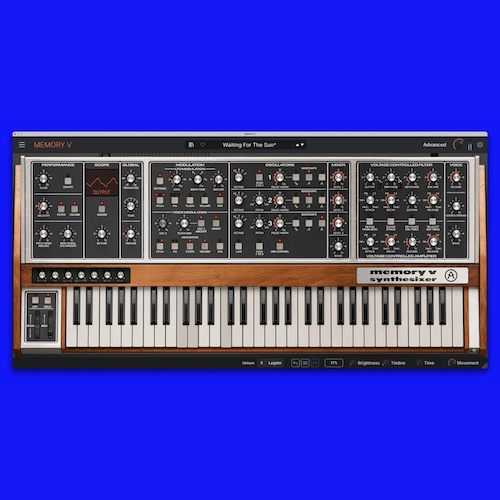 Arturia「Memory V」伝説のMemorymoogを完全再現し、3オシレーターとラダーフィルターによる重厚なアナログサウンドを現代環境で蘇らせるポリシンセ音源｜DTMプラグインセール