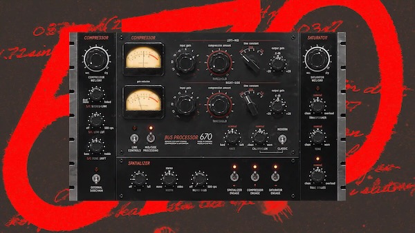 Softube「Bus Processor 670」伝説の670コンプを現代に蘇らせ、真空管ならではの温かみと音楽的なグルー感でミックスをまとめるバスコンプレッサー｜DTMプラグインセール