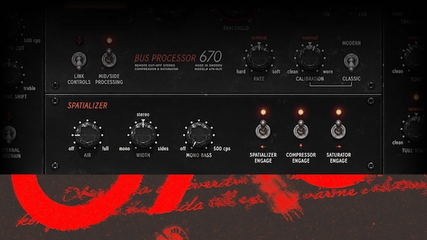 Softube「Bus Processor 670」伝説の670コンプを現代に蘇らせ、真空管ならではの温かみと音楽的なグルー感でミックスをまとめるバスコンプレッサー｜DTMプラグインセール
