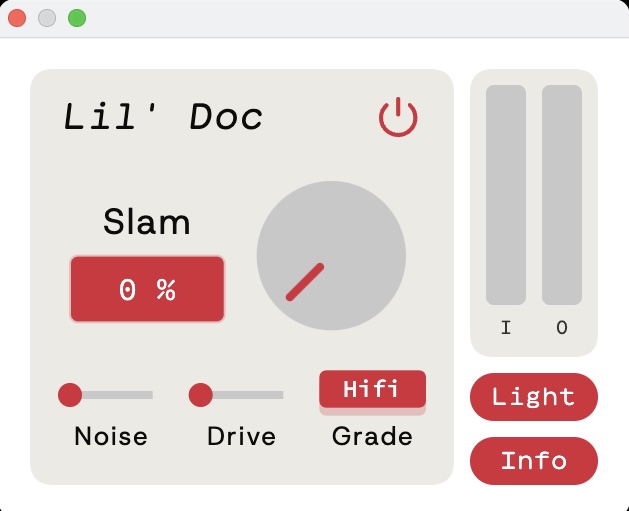 Sketch Audio「Lil’ Doc」Detroitスタイルの荒々しいコンプレッションとローファイな空気感を加えられる無料プラグイン｜DTMプラグインセール