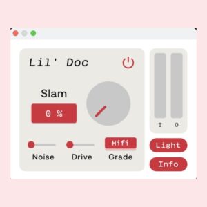 Sketch Audio「Lil’ Doc」Detroitスタイルの荒々しいコンプレッションとローファイな空気感を加えられる無料プラグイン｜DTMプラグインセール