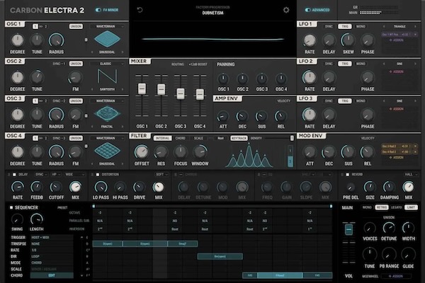 Scaler Music「Carbon Electra 2」スケールロックとコードシーケンサーで誰でも音楽的に作れる、作曲支援型次世代シンセサイザー|DTMプラグインセール