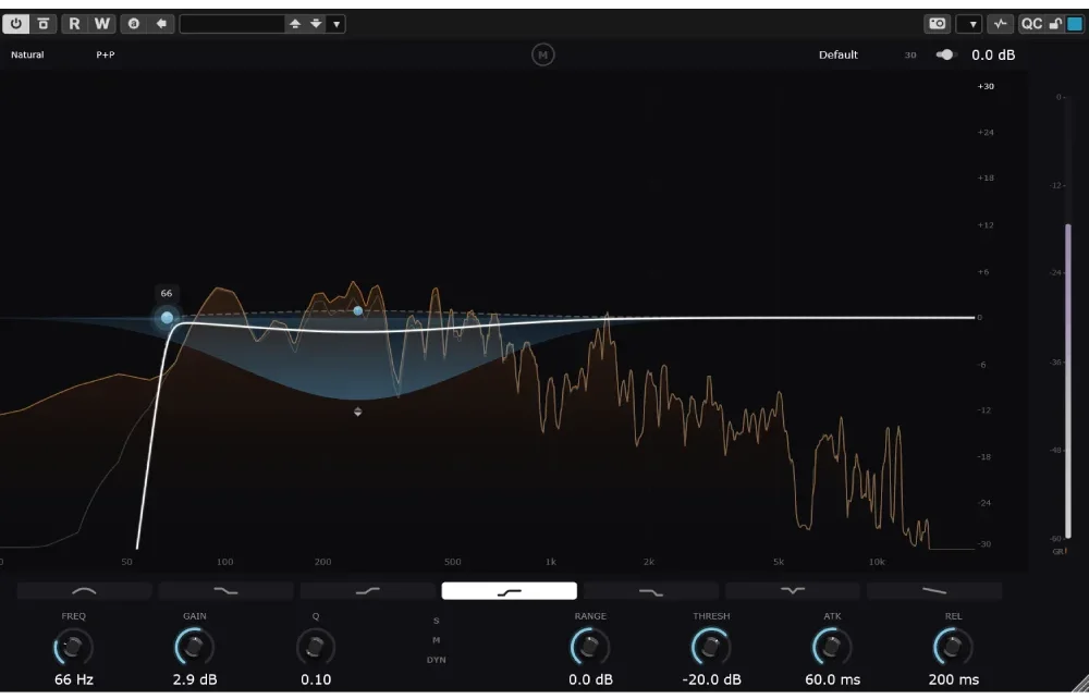Maniac Audio「DarkQ FREE」24バンド対応の高機能パラメトリックEQ、Dynamic EQやMid/Side処理まで搭載した無料とは思えない万能プラグイン｜DTMプラグインセール