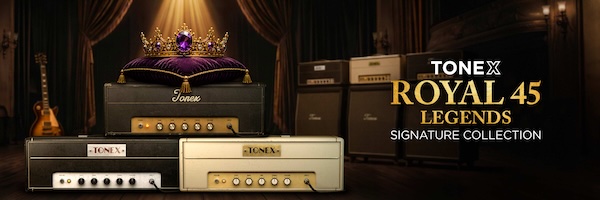 IK Multimedia「TONEX Royal 45 Legends」希少なヴィンテージアンプ3台を精密モデリングし、クラシックロックの本物のトーンと弾き心地を再現するギター音源コレクション|DTMプラグインセール