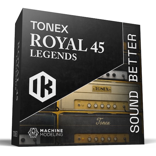 IK Multimedia「TONEX Royal 45 Legends」希少なヴィンテージアンプ3台を精密モデリングし、クラシックロックの本物のトーンと弾き心地を再現するギター音源コレクション|DTMプラグインセール