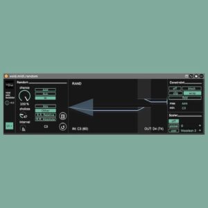 Structure Void「VOID MIDI RANDOM」Ableton Liveで“偶然性をコントロールしながら”ジェネレーティブメロディを作れる高精度MIDIランダマイザー｜DTMプラグインセール
