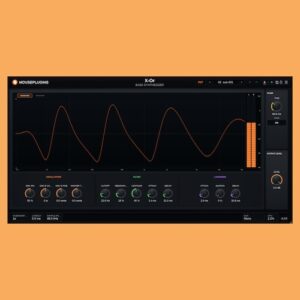 MousePlugins「X-Or」2基のソウオシレーターとレゾナントフィルターで重厚な低音を作れる無料モノフォニックベースシンセ｜DTMプラグインセール
