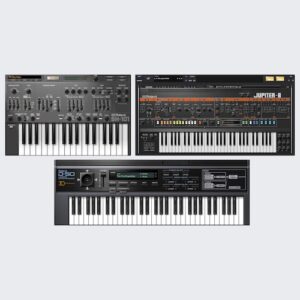 Roland「Vintage Keys Essentials Bundle」Rolandを代表する3つの名機シンセ（JUPITER-8・SH-101・D-50）をまとめて使える音源バンドル｜DTMプラグインセール