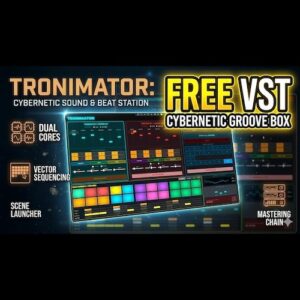 ZILLASOUND「TRONIMATOR」デュアルサイバネティックコアと16ステップシーケンサーを搭載し、独創的な電子サウンド制作を楽しめるビートステーション｜DTMプラグインセール