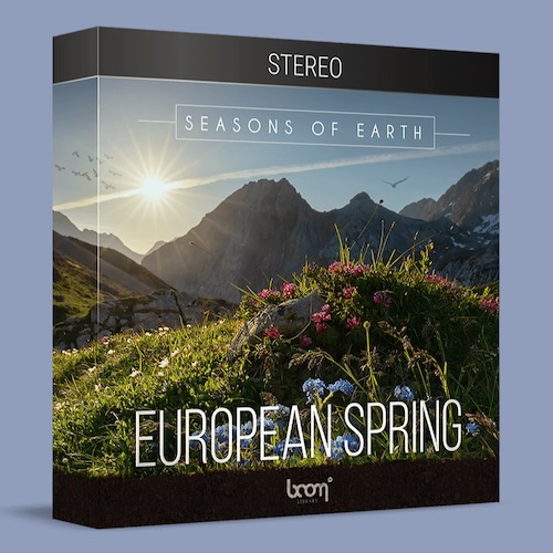 BOOM「SEASONS OF EARTH – EUROPEAN SPRING – STEREO – FREE SOUNDS」鳥のさえずりやカエルの鳴き声、風や雨の音まで収録したヨーロッパの春を再現できる自然環境音ライブラリ｜DTMプラグインセール