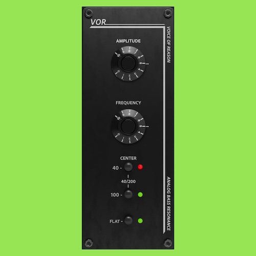 Audio Assault「VoiceOfReason」キックやベース、808の低域を引き締めながら存在感をコントロールできる無料プラグイン｜DTMプラグインセール