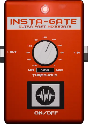 Parish Audio「Insta-Gate Noisegate」不要なノイズを素早く除去しながらピッキングのアタック感をしっかり維持できるノイズゲートプラグイン｜DTMプラグインセール