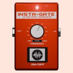 Parish Audio「Insta-Gate Noisegate」不要なノイズを素早く除去しながらピッキングのアタック感をしっかり維持できるノイズゲートプラグイン｜DTMプラグインセール