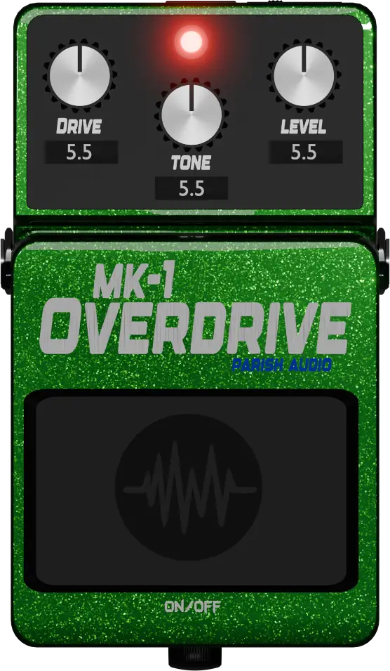 Parish Audio「MK1 Overdrive」軽いクランチから厚みのあるリズムサウンド、サステイン豊かなリードトーンまで幅広く対応するオーバードライブ｜DTMプラグインセール