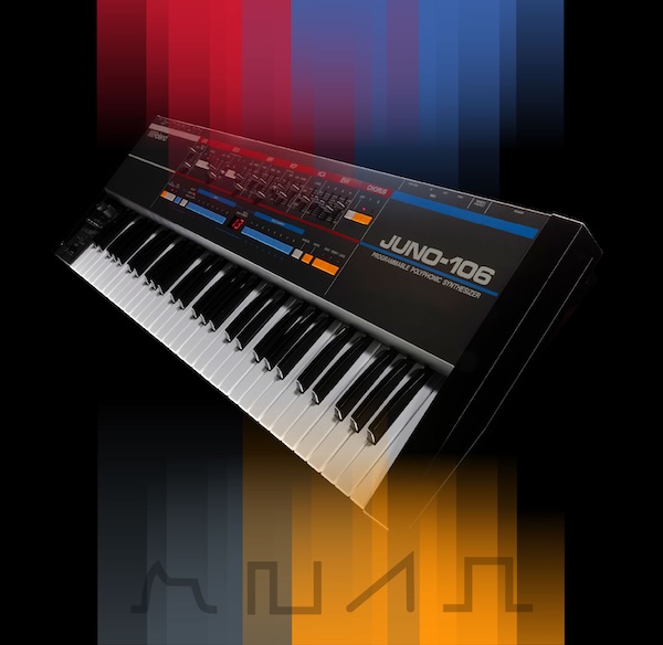 Roland「JUNO-106」Rolandの名機JUNO-106を忠実に再現！温かみのあるアナログサウンドと伝説的コーラスをDAWで楽しめるソフトシンセ｜DTMプラグインセール