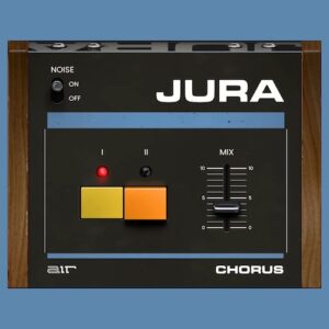 AIR Music Technology「Jura Chorus」80年代アナログステレオコーラスの温かみや広がりを再現し、シンセやギターの存在感を高められるエフェクトプラグイン｜DTMプラグインセール