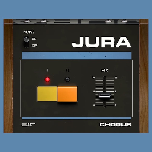 AIR Music Technology「Jura Chorus」80年代アナログステレオコーラスの温かみや広がりを再現し、シンセやギターの存在感を高められるエフェクトプラグイン｜DTMプラグインセール