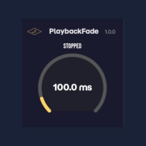 Elektra Magika「Magika Playback Fade」DAWの再生停止時に発生するクリックノイズやポップノイズを自動フェードで軽減できる便利な無料プラグイン｜DTMプラグインセール