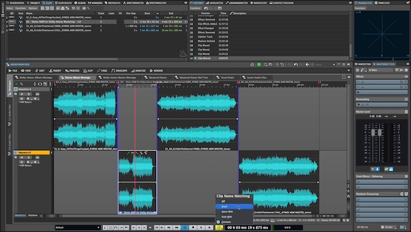 Steinberg「WaveLab 13」編集・ミックス・マスタリングを一括管理!Dolby Atmosマスタリングに対応した業界標準のオーディオ編集&マスタリングDAW